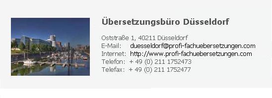 Übersetzungsbüro Düsseldorf