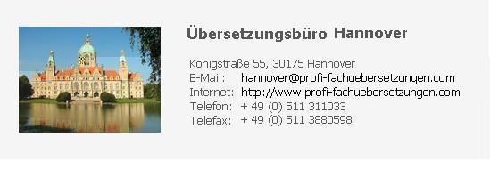 Übersetzungsbüro Hannover