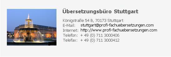Übersetzungsbüro Stuttgart